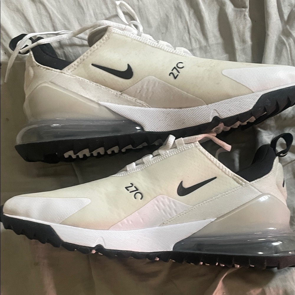 Nike Air Max 270 White and Black Sneakers